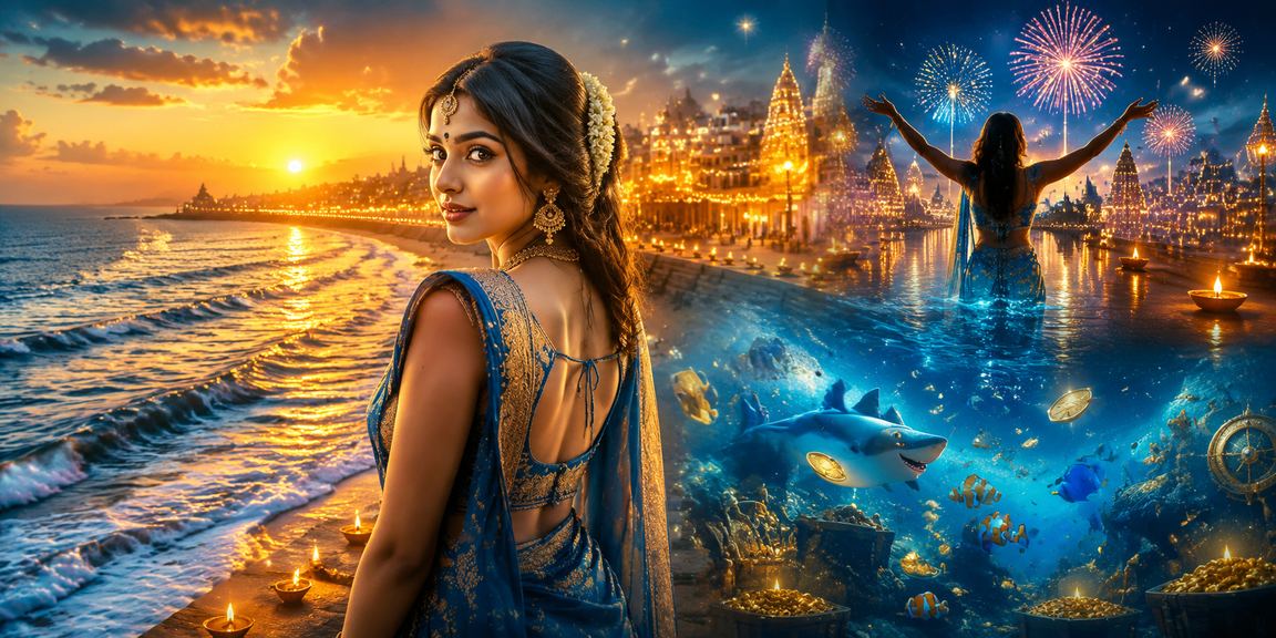 Mobile phone displaying slot game reels with bright graphics